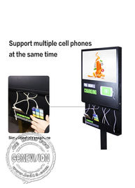 Kiosk-Unterstützung Android digitaler Beschilderung 21,5 Zoll LCD Wifi und Iphone Aufladung