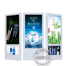 Innen-LCD-Aufzugs-Werbungs-Bildschirmanzeige an der Wand befestigtes HD 18,5 10 Zoll-Doppelschirm