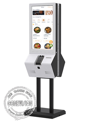 32&quot; Restaurant-Doppeltouch Screen Selbstservice KioskWith-Drucker NFC-Kartenleser