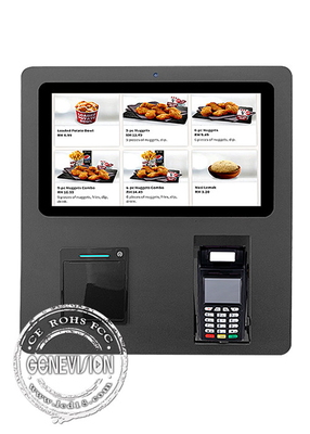 Positions-Kreditkartenleser Receipt Printer 15,6 Zoll-Selbstservice-Kiosk mit Kamera