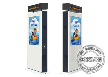 4K LCD-Kiosk der 86 Zoll-Bushaltestelle-ultra hellen wasserdichten digitalen Beschilderung im Freien